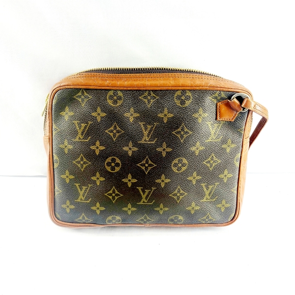 Louis Vuitton Brown and Gold Monogram Wristlet - Picture 3 of 8